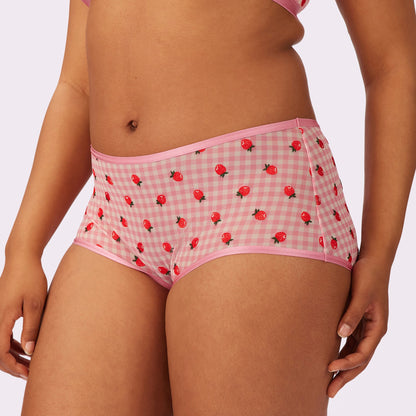 High Rise Boyshort | Silky Mesh (IMAGERY 💎🌐)