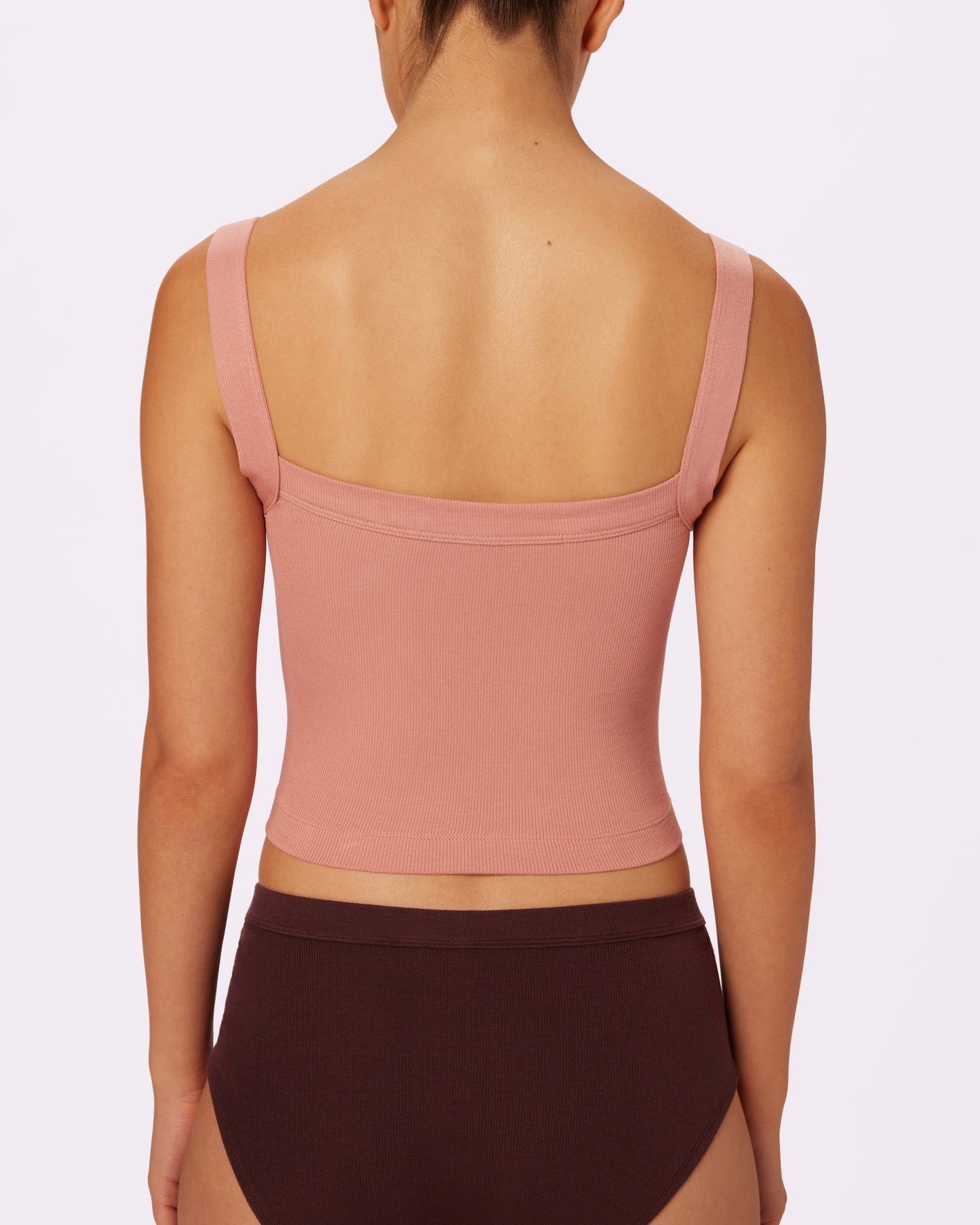 Perfect Rib Cami | Lush Rib (Hot Honey)