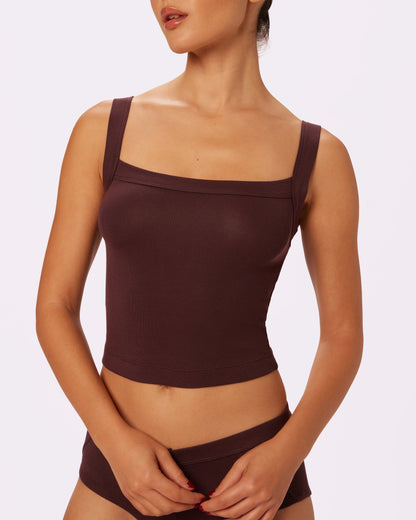 Perfect Rib Cami | Lush Rib (Pony)