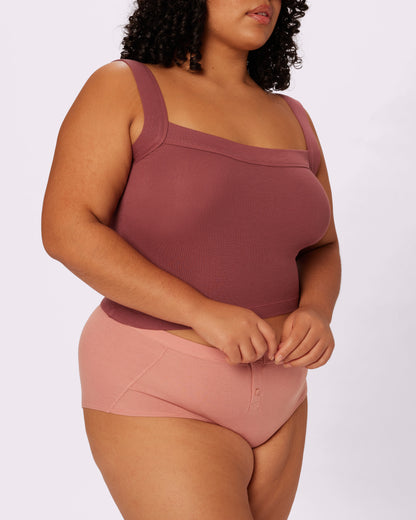 Perfect Rib Cami | Lush Rib (Roseglow)