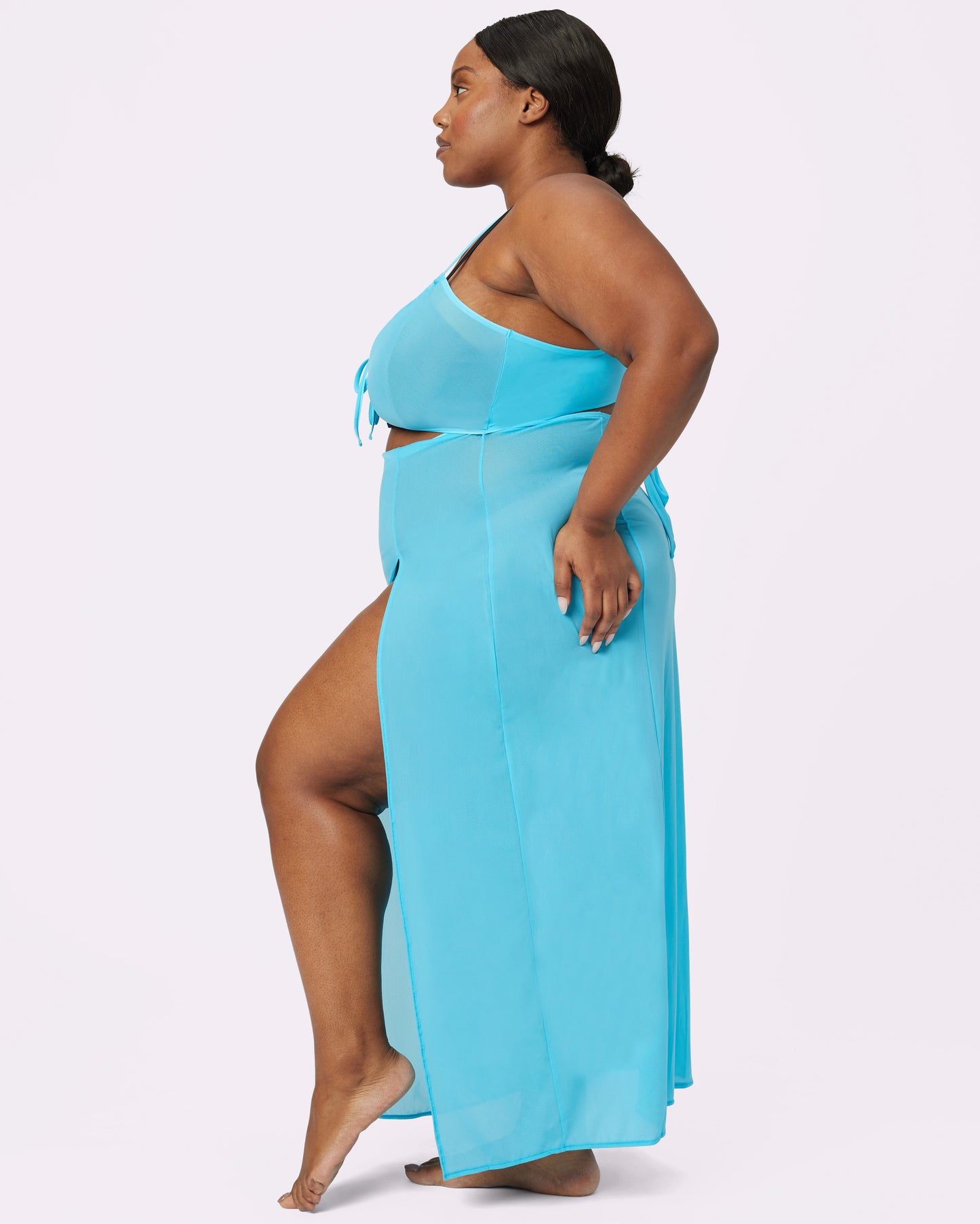 Endless Summer Cutout Coverup | Silky Mesh | Archive (Waterslide)