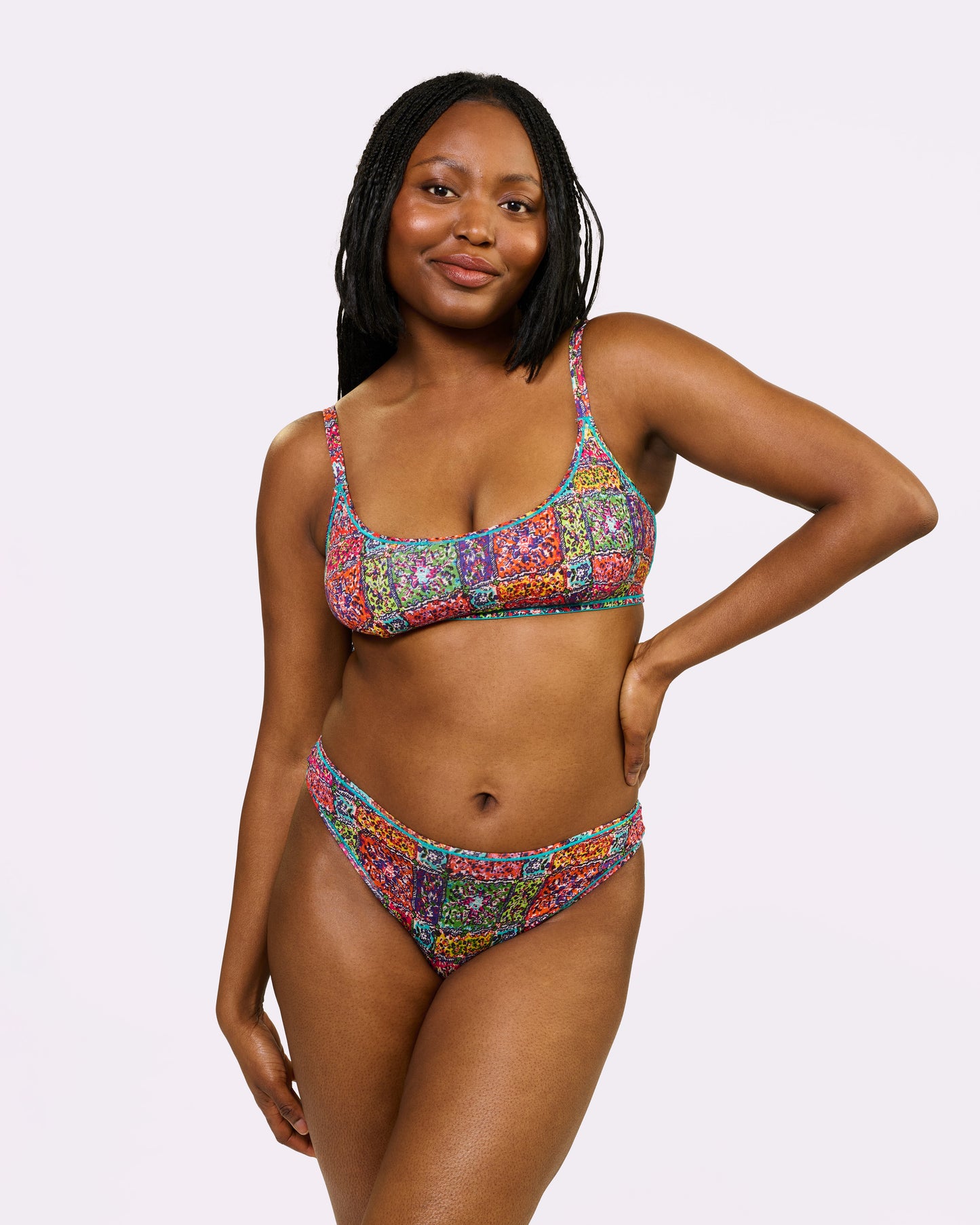 Vintage High Cut Cheeky | New:Cotton (Bandana)