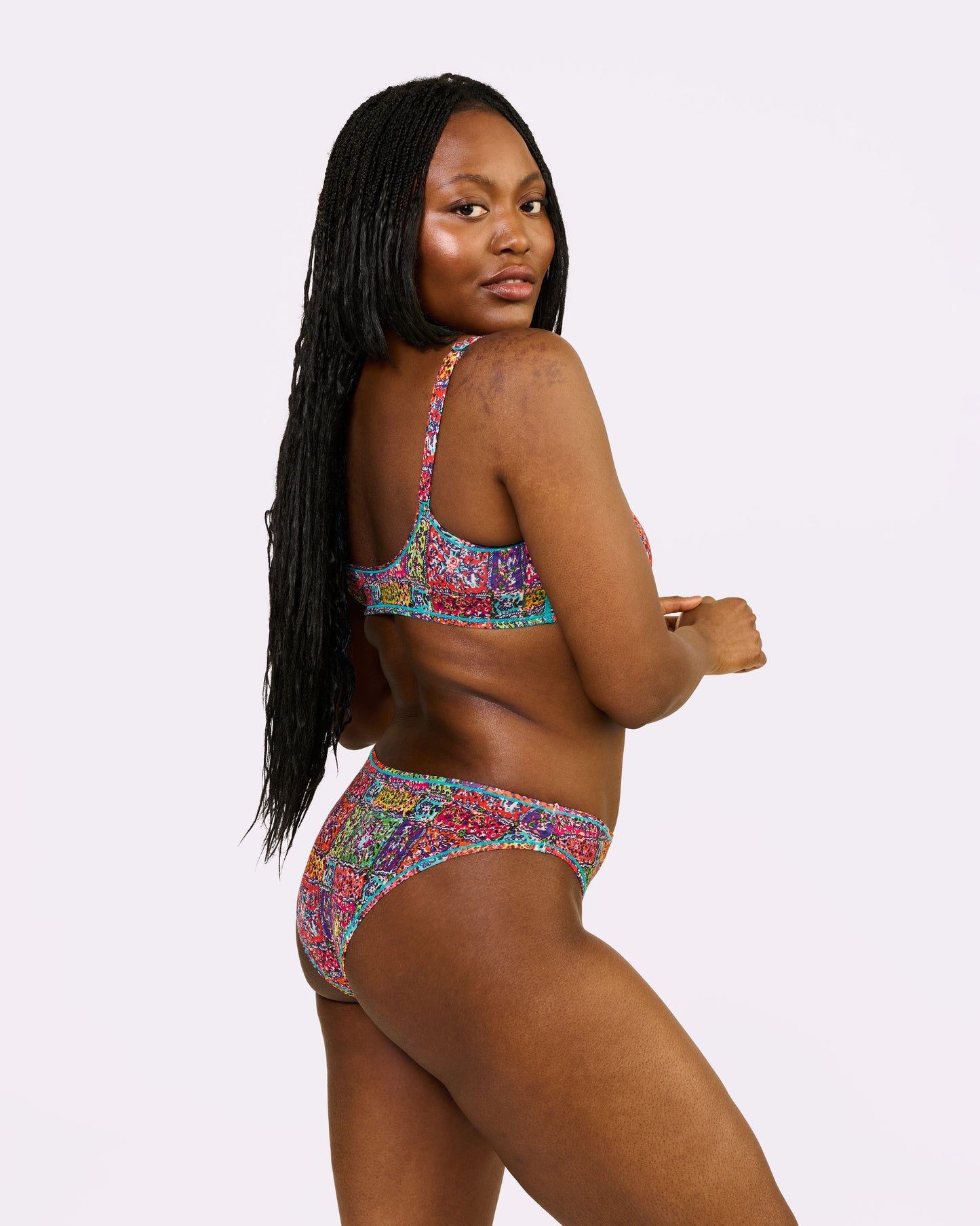 Vintage High Cut Cheeky | New:Cotton (Bandana)