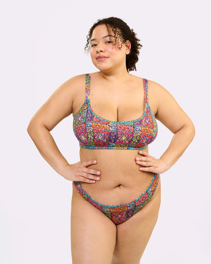 Vintage High Cut Cheeky | New:Cotton (Bandana)