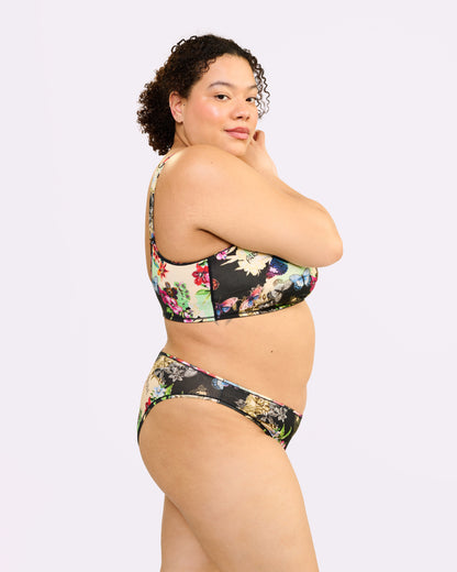 Vintage High Cut Cheeky | New:Cotton (Flutter)