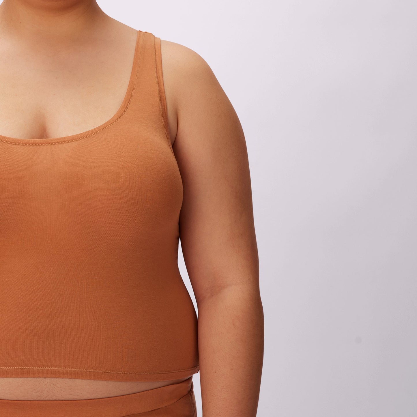 Vintage Essential Scoop Tank | New:Cotton | Archive (Toast)
