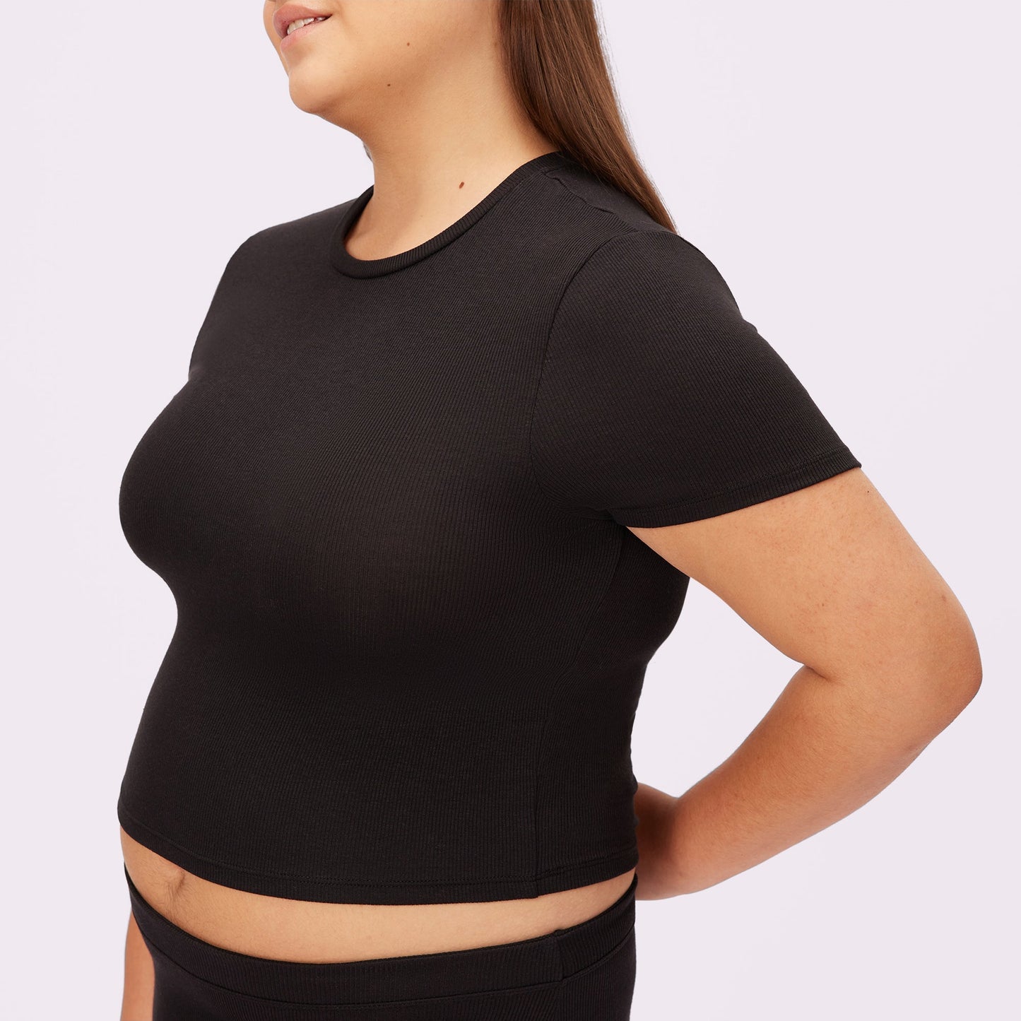 Lush Sculpt Crop Tee | Lush Rib | Archive ( Eightball)