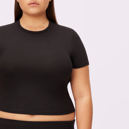 Lush Sculpt Crop Tee | Lush Rib | Archive ( Eightball)