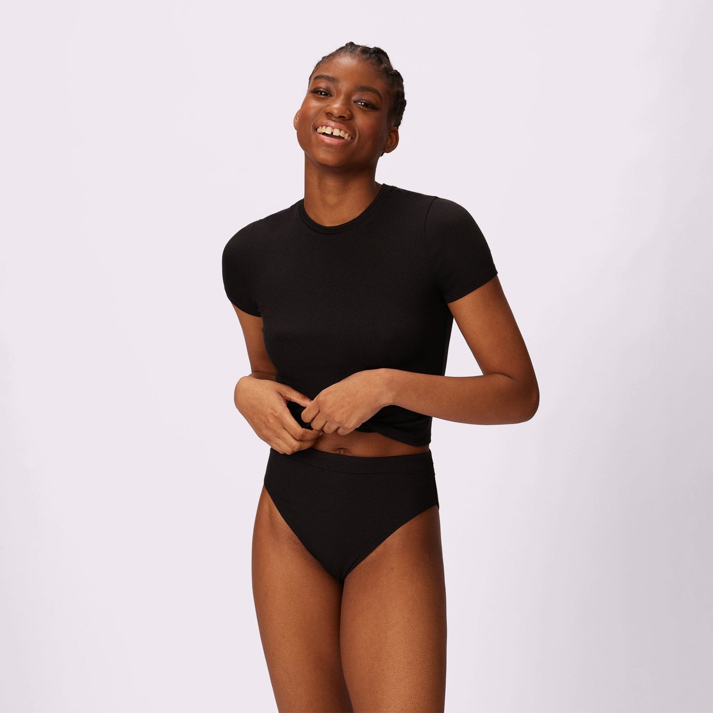 Lush Sculpt Crop Tee | Lush Rib | Archive ( Eightball)