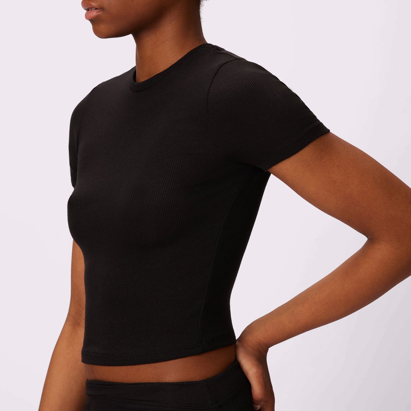 Lush Sculpt Crop Tee | Lush Rib | Archive ( Eightball)