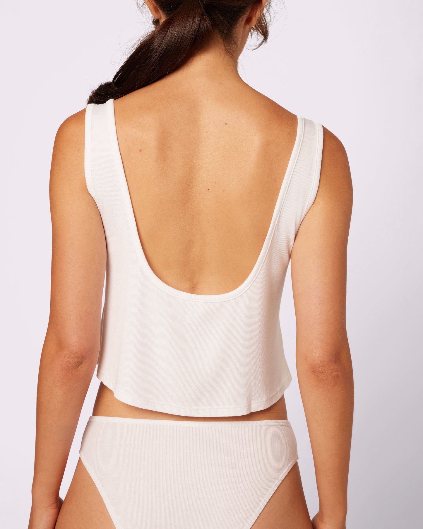 Perfect Rib Easy Crop Tank | Lush Rib (Glacier)