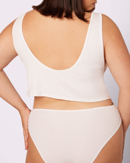 Perfect Rib Easy Crop Tank | Lush Rib (Glacier)