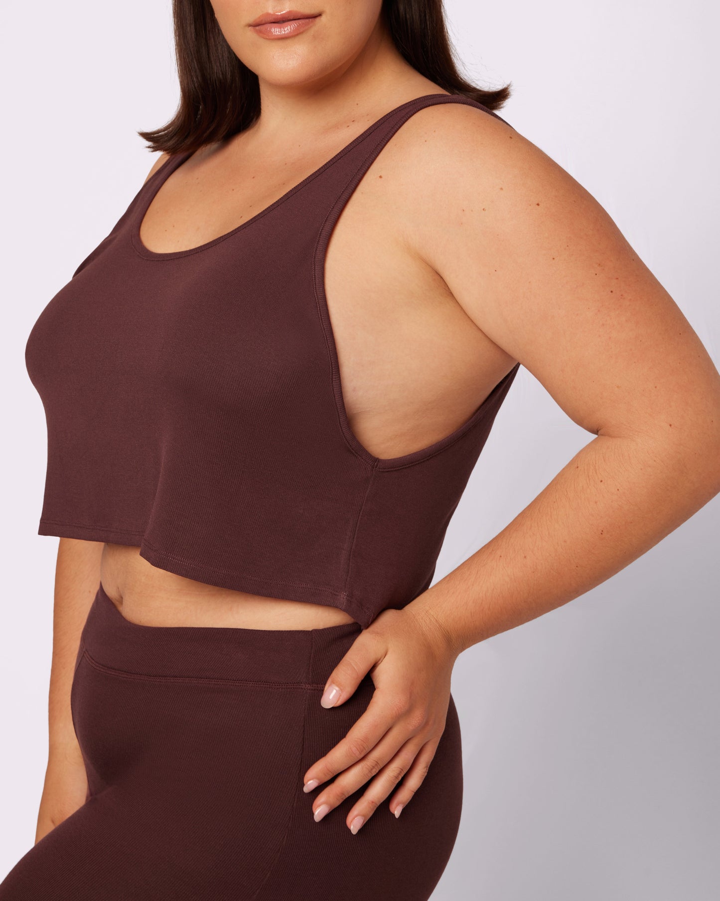 Perfect Rib Easy Crop Tank | Lush Rib (Pony)
