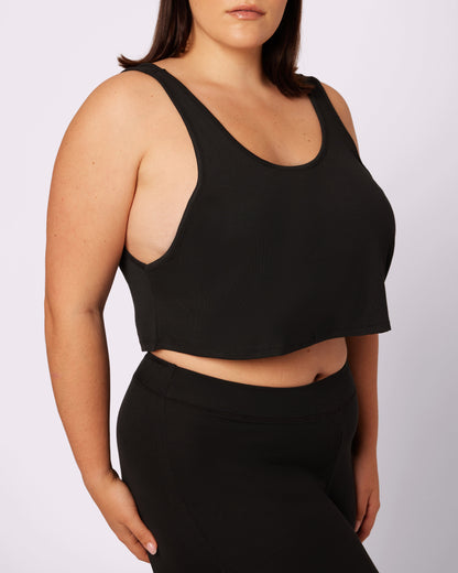 Perfect Rib Easy Crop Tank | Lush Rib (Eightball)