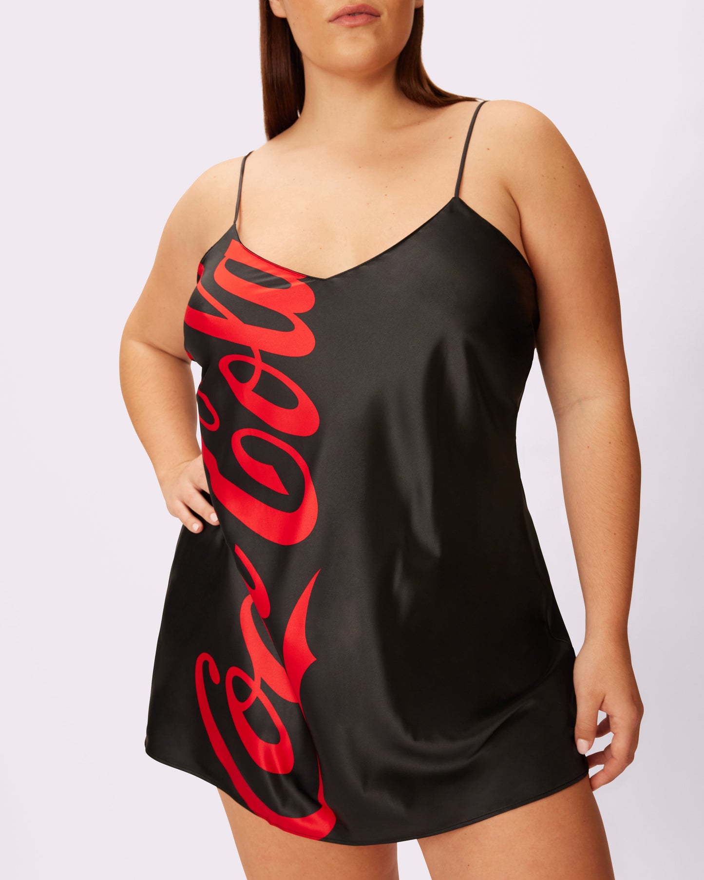 Special Edition Coca-Cola Luxe Slip Dress | Luxe Satin | Archive (Coke Zero)
