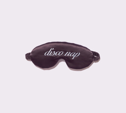 Sleep Mask | Luxe Satin | Archive (Eightball with Embroidery)