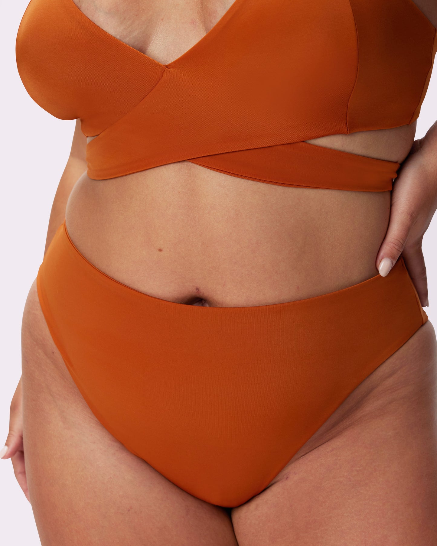 High-Rise Brief Bikini Bottom | EcoSplash Swim | Archive (Golden Hour)