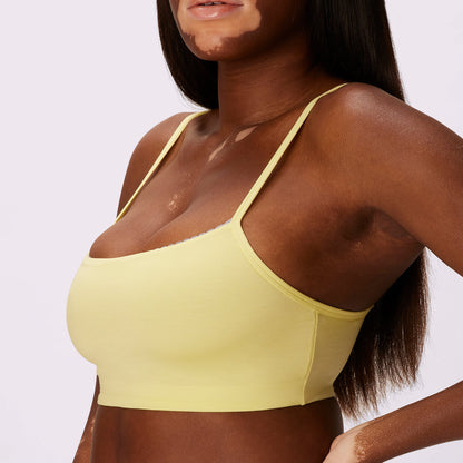 Flirty Lace Touch Scoop Bralette | New:Cotton | Archive (Lemonhead)