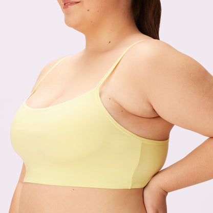 Flirty Lace Touch Scoop Bralette | New:Cotton | Archive (Lemonhead)