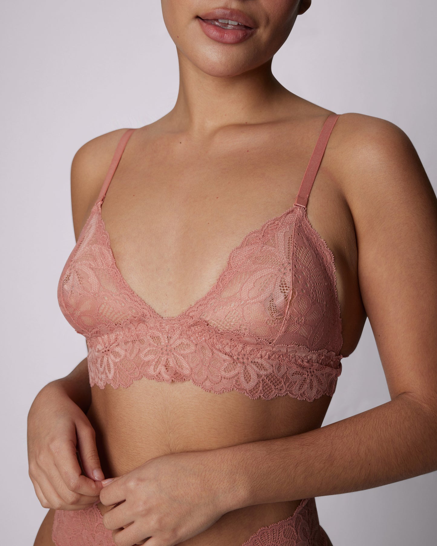 Perfect Lace Triangle Bralette | Soft Lace | Archive (Eightball)
