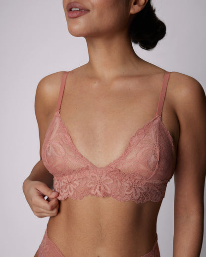 Perfect Lace Triangle Bralette | Soft Lace | Archive (Eightball)