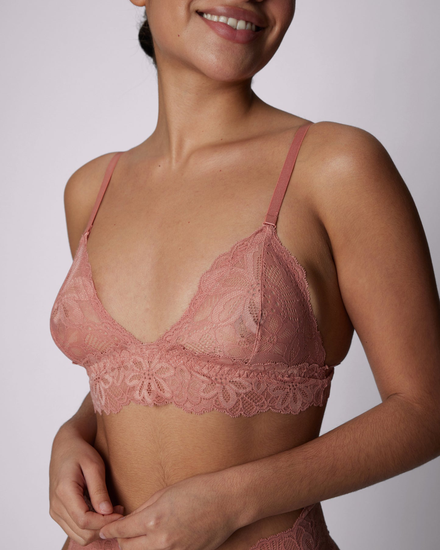 Perfect Lace Triangle Bralette | Soft Lace | Archive (Eightball)