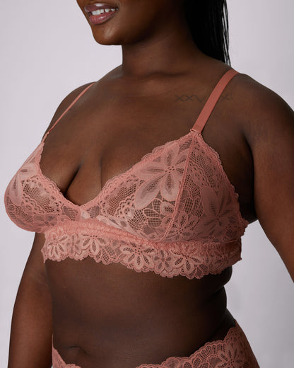 Perfect Lace Triangle Bralette | Soft Lace | Archive (Eightball)