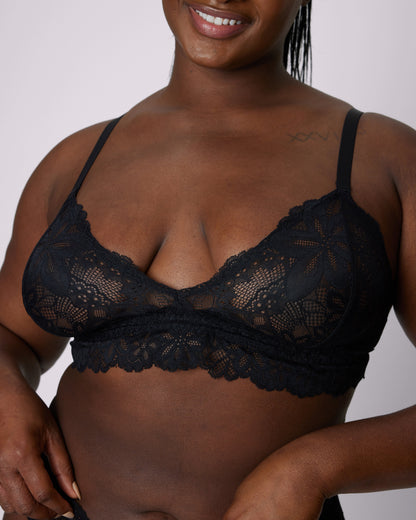 Perfect Lace Triangle Bralette | Soft Lace | Archive (Eightball)