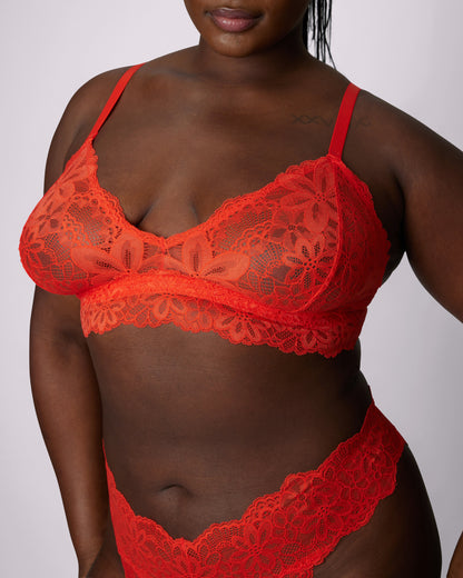 Perfect Lace Triangle Bralette | Soft Lace | Archive (Eightball)