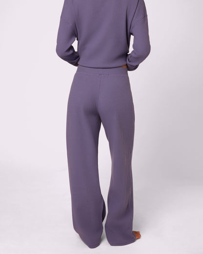 Cozy Casual Wide-Leg Pants | Cozy Waffle | Archive (Fog)