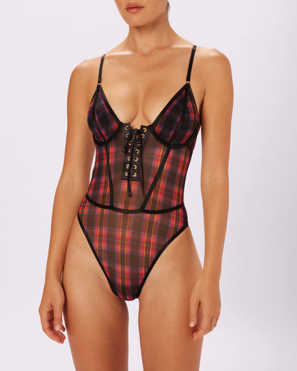 Betsey Johnson Sheer Sculpt Convertible Sleeve Bodysuit | Silky Mesh (Betsey)