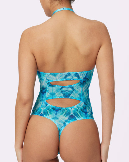 Center Stage Iridescent Bodysuit | Silky Mesh (Kaleidoscope)
