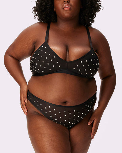 High Cut Thong | Silky Mesh | Archive (Mirrorball)