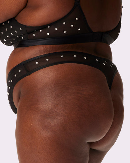 High Cut Thong | Silky Mesh | Archive (Mirrorball)