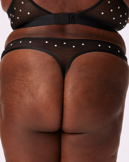 High Cut Thong | Silky Mesh | Archive (Mirrorball)