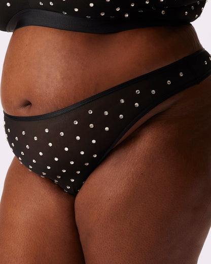 High Cut Thong | Silky Mesh | Archive (Mirrorball)