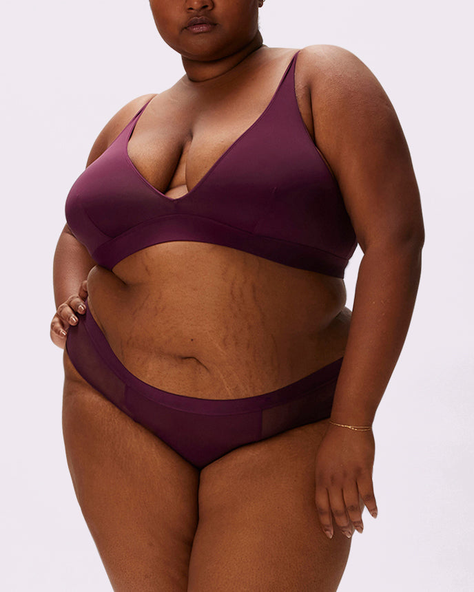 Re:Play High Waisted Thong | Ultra-Soft Re:Play (Violette)