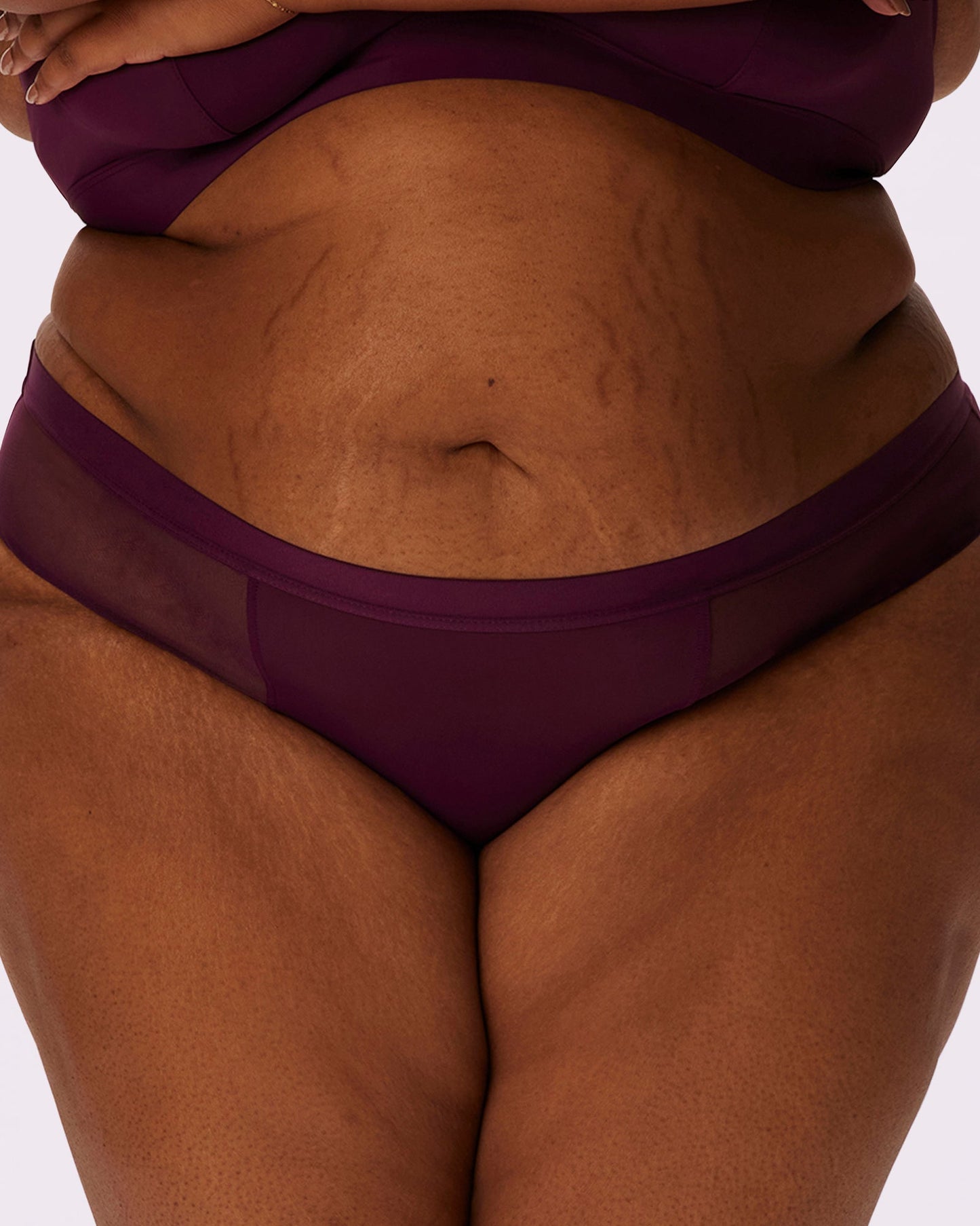 Re:Play High Waisted Thong | Ultra-Soft Re:Play (Violette)