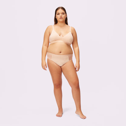 Re:Play High Waisted Brief | Ultra-Soft Re:Play | Archive (Oatmilk)