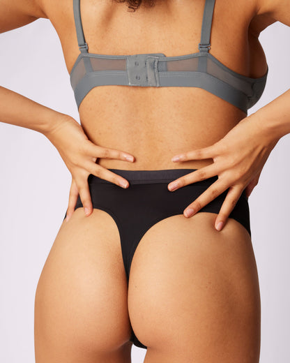 Re:Play High Waisted Thong | Ultra-Soft Re:Play (Eightball)