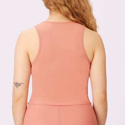 Weightless Racer Tank | Silky Mesh | Archive (Pink Canyon)