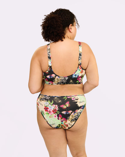 Vintage High Rise Brief | New:Cotton (Flutter)