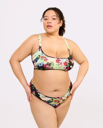 Vintage High Rise Brief | New:Cotton (Flutter)