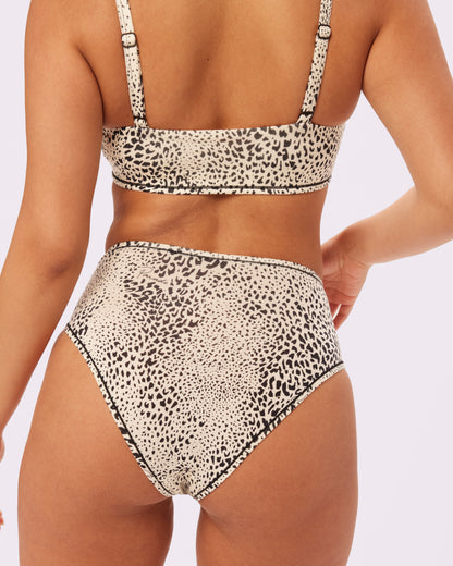 Vintage High Rise Brief | New:Cotton | Archive (Baby Leopard)