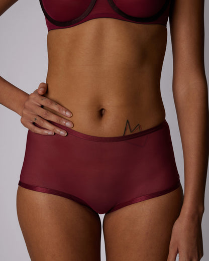 High Rise Boyshort | Silky Mesh (IMAGERY 💎🌐)