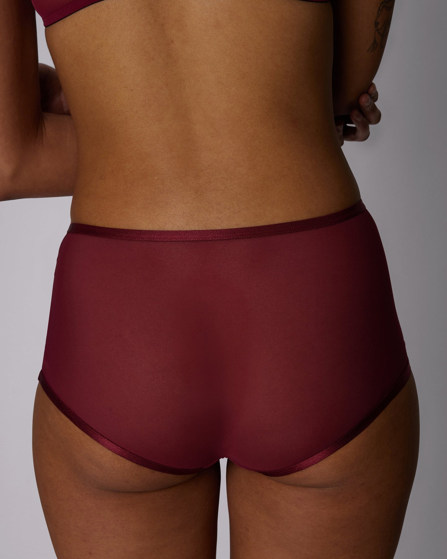 High Rise Boyshort | Silky Mesh (IMAGERY 💎🌐)