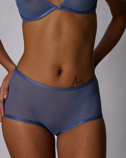 High Rise Boyshort | Silky Mesh (IMAGERY 💎🌐)