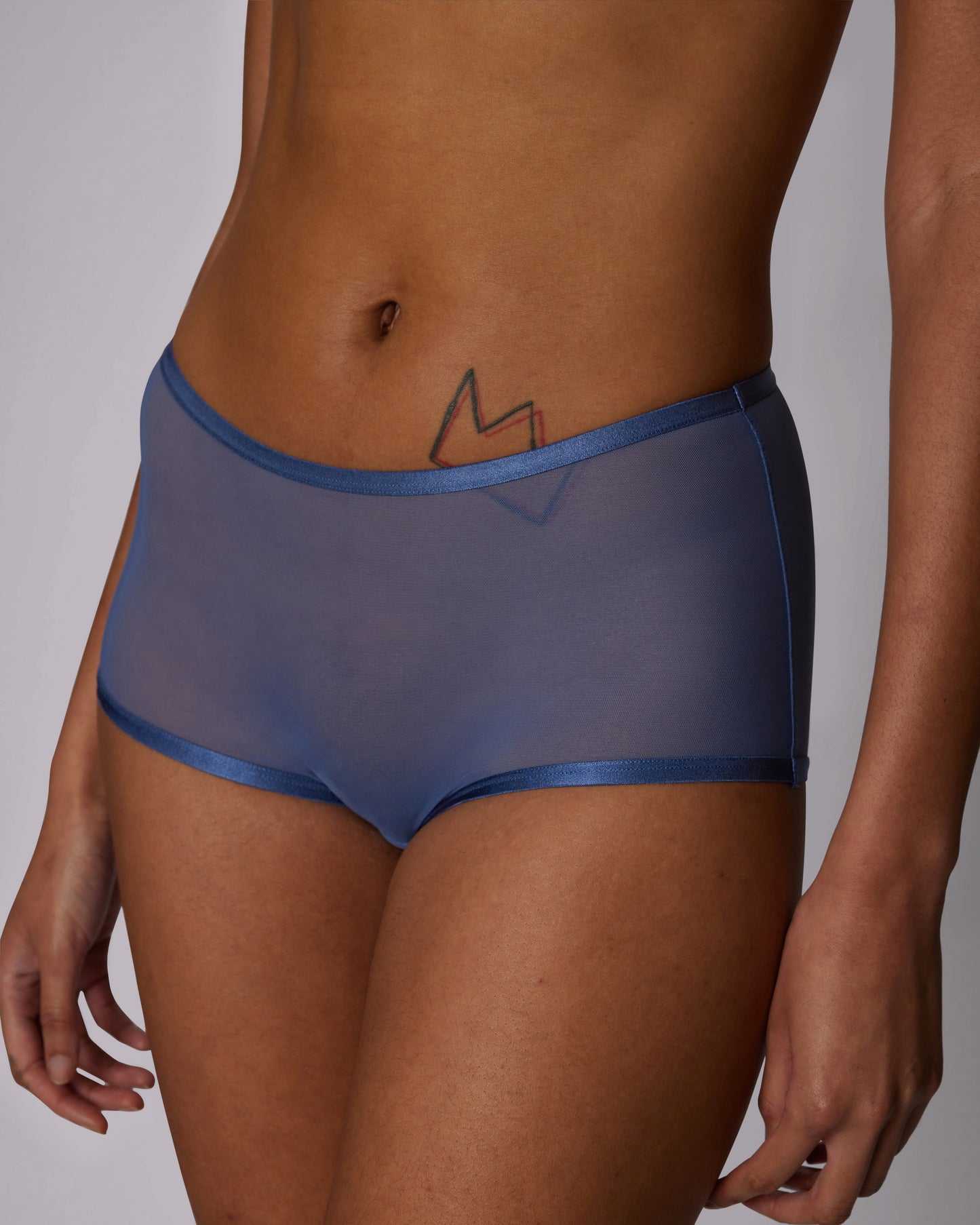 High Rise Boyshort | Silky Mesh (IMAGERY 💎🌐)