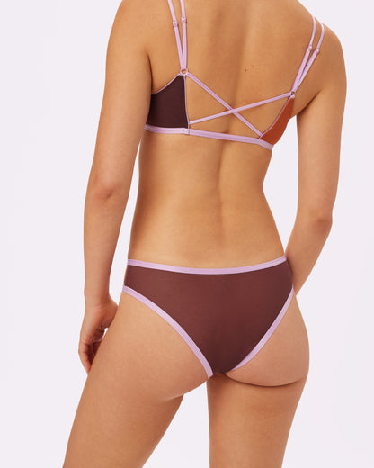 High Rise Cheeky | Silky Mesh | Archive (Waffle Cone)