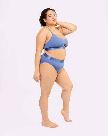 Vintage High Cut Brief | New:Cotton (Dew Drop)